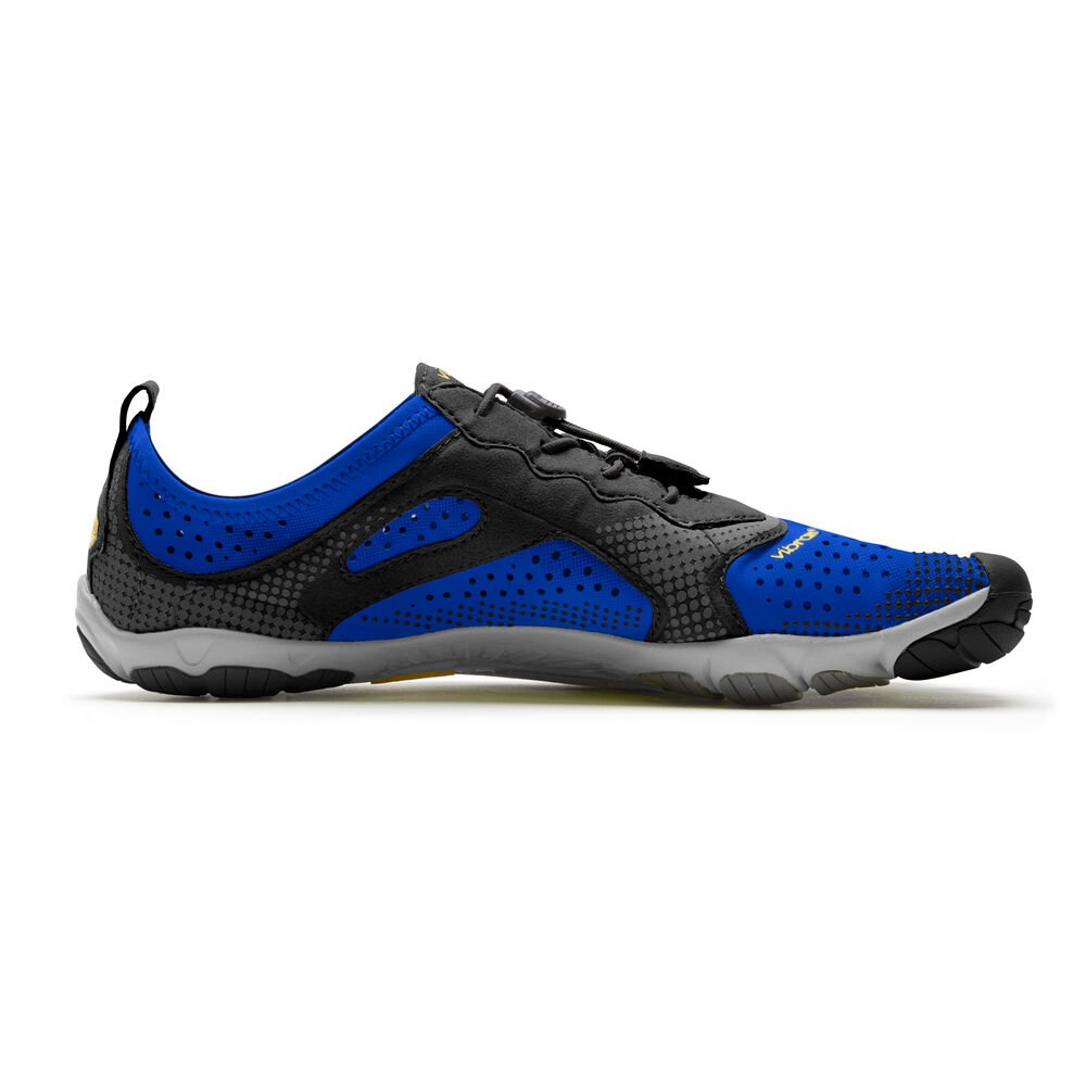 Tenis Hombre Azules/Negros - FiveFingers V-Run - SOMZTW-625
